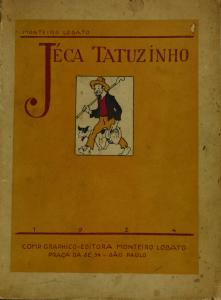 Capa de “Jeca Tatuzinho”