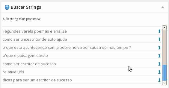 Uma expressão que alguém procurou na ferramenta de busca do blog me inspirou a escrever este miniconto.