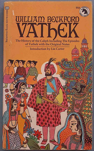 Capa de uma antiga edição inglesa da obra de W. Beckford